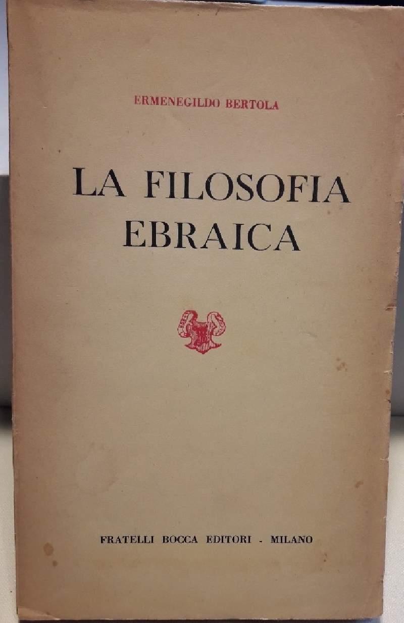 La Filosofia Ebraica