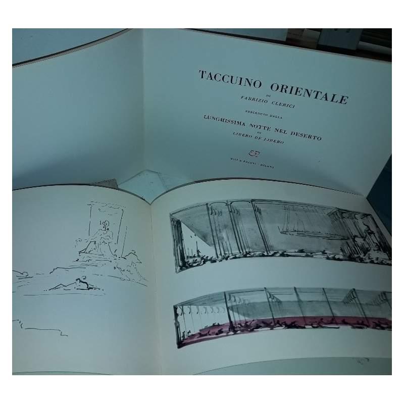 Taccuino Orientale-preceduto Dalla Lunghissima Notte Nel Deserto di Libero De Libero 