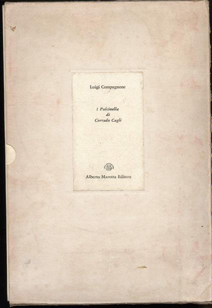 I Pulcinella di Corrado Cagli - Luigi Compagnone - copertina