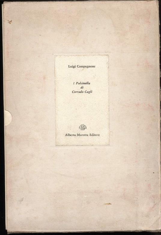 I Pulcinella di Corrado Cagli - Luigi Compagnone - copertina