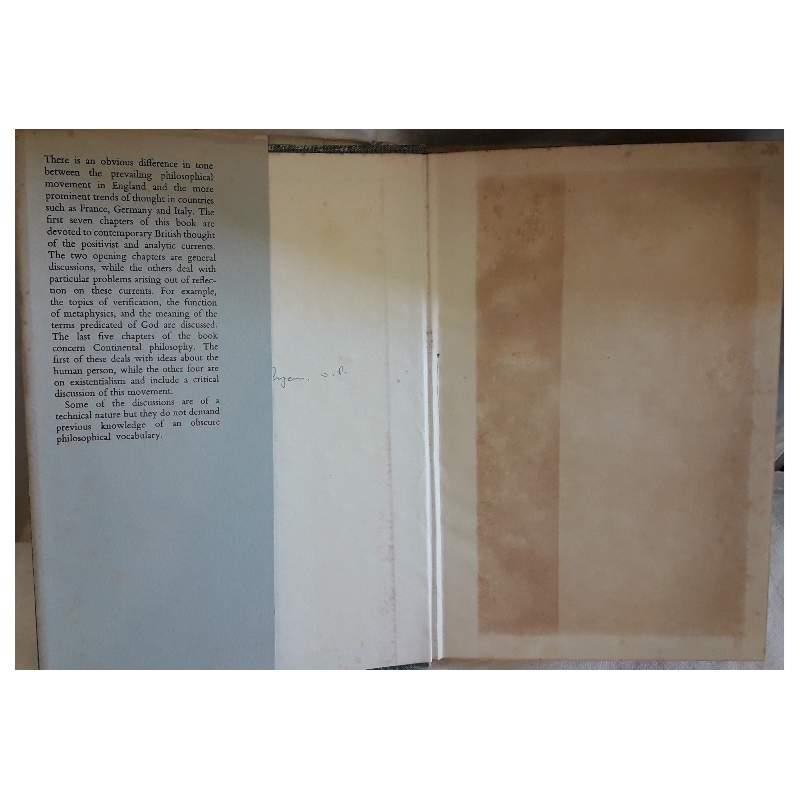 Contemporary Philosophy-studies Of Logical Positivism And Existenzialism