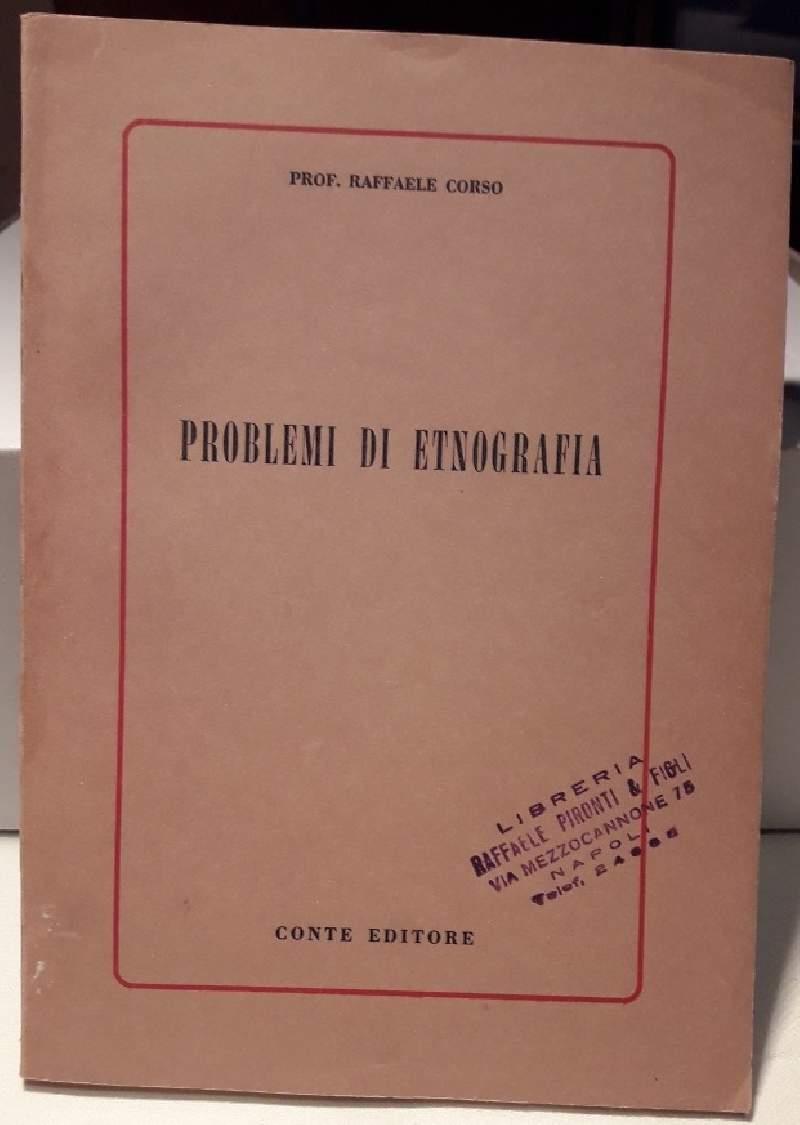 Problemi di Etnografia