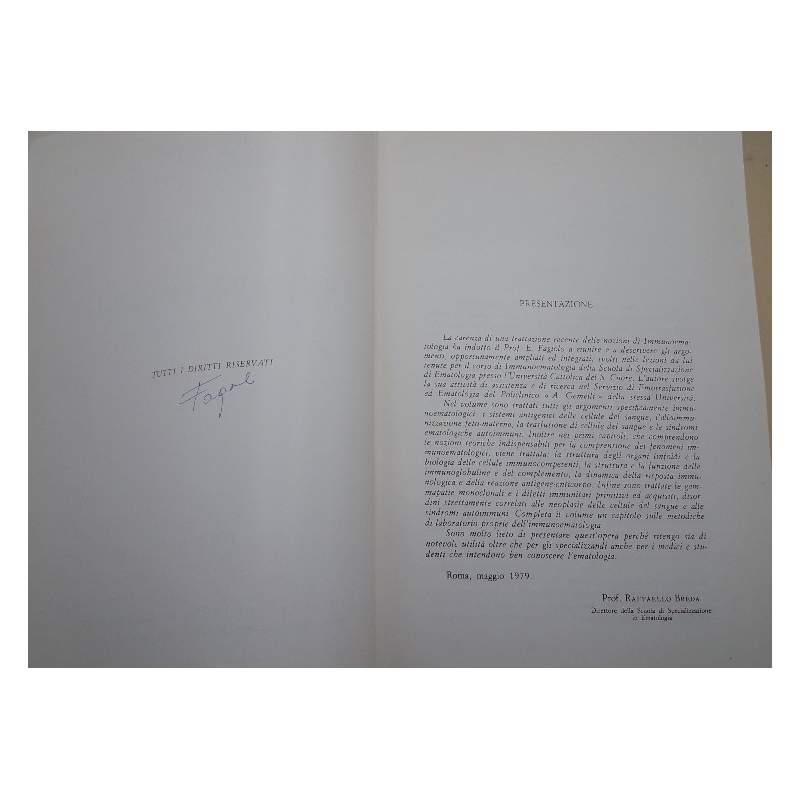 Immunoematologia- Teoria e Tecniche Sierologiche