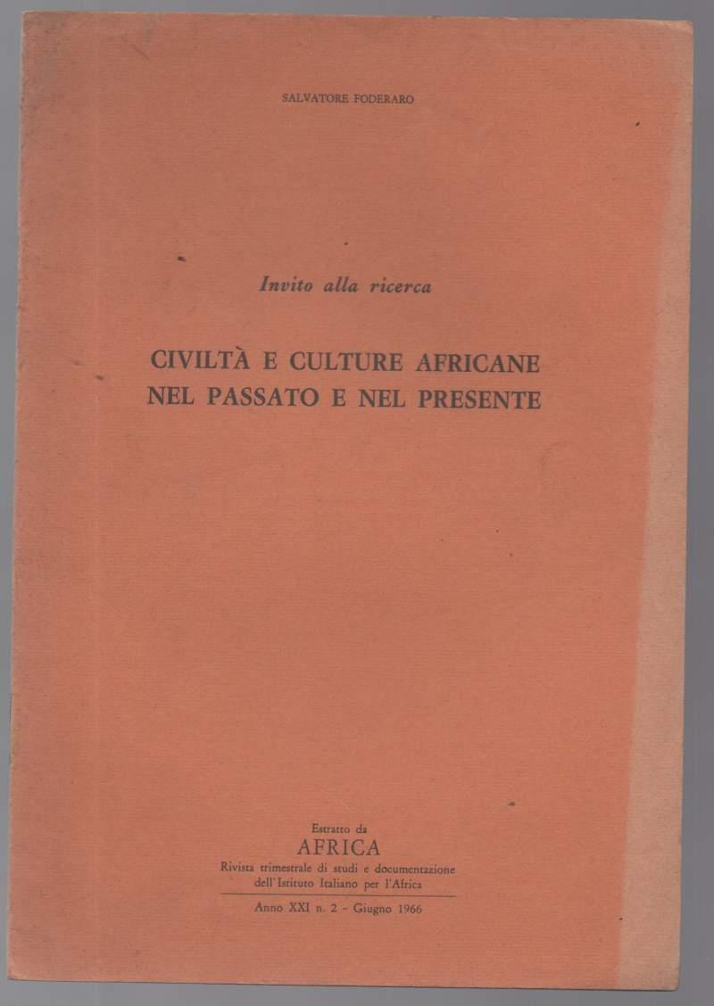Civiltˆ e Culture Americane Nel Passato e Nel Presente
