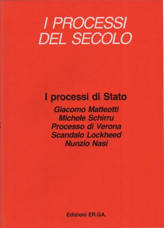 I Processi Del Secolo 5 Voll  - Guido Guidi - copertina