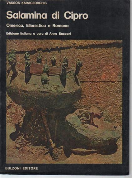 Salamina di Cipro-omerica, Ellenistica e Romana  - Vassos Karageorghis - copertina