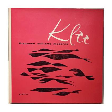 Discorso Sull'arte Moderna  - Paul Klee - copertina