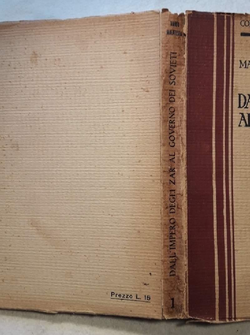 Dall'impero Degli Zar Al Governo Dei Sovieti-vol I¡(