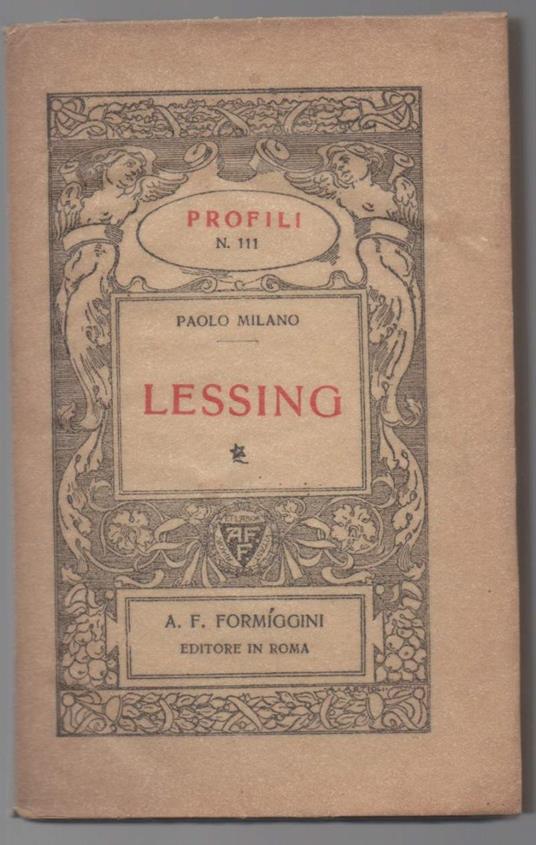 Lessing - Paolo Milano - copertina