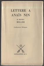 Lettere a Anais Nin 
