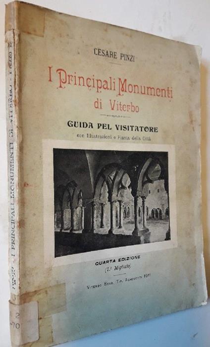 I Principali Monumenti di Viterbo-guida Pel Visitatore - Cesare Pinzi - copertina