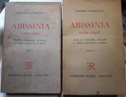 Abissinia  - Edoardo Scarfoglio - copertina