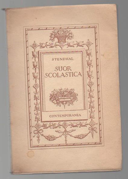 Suor Scolastica  - Stendhal - copertina