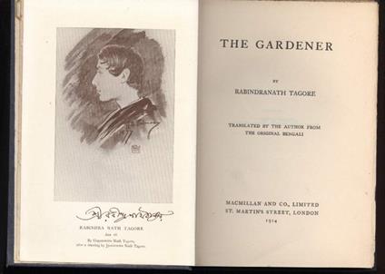 The Gardener - Rabindranath Tagore - copertina