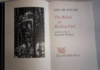 The Ballad Of Reading Gaol - Oscar Wilde - copertina