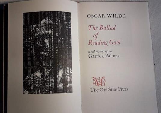 The Ballad Of Reading Gaol - Oscar Wilde - copertina