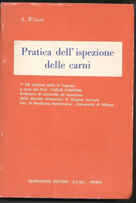 Pratica Dell'ispezione Delle Carni - Andrew Wilson - copertina