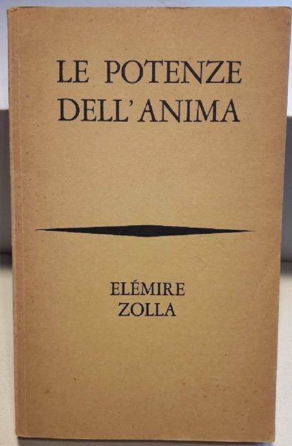 Le Potenze Dell'anima - Elémire Zolla - copertina