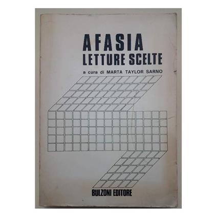 Afasia Letture Scelte - copertina