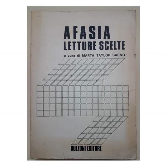 Afasia Letture Scelte - copertina
