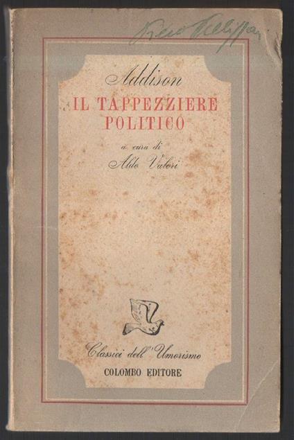 Il Tappezziere Politico - copertina