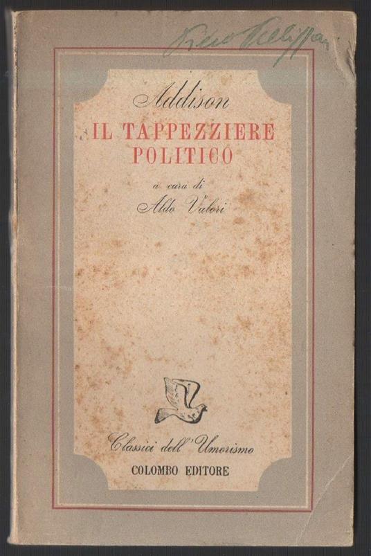 Il Tappezziere Politico - copertina