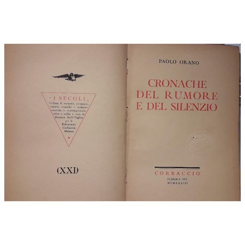 Cronache Del Rumore e Del Silenzio