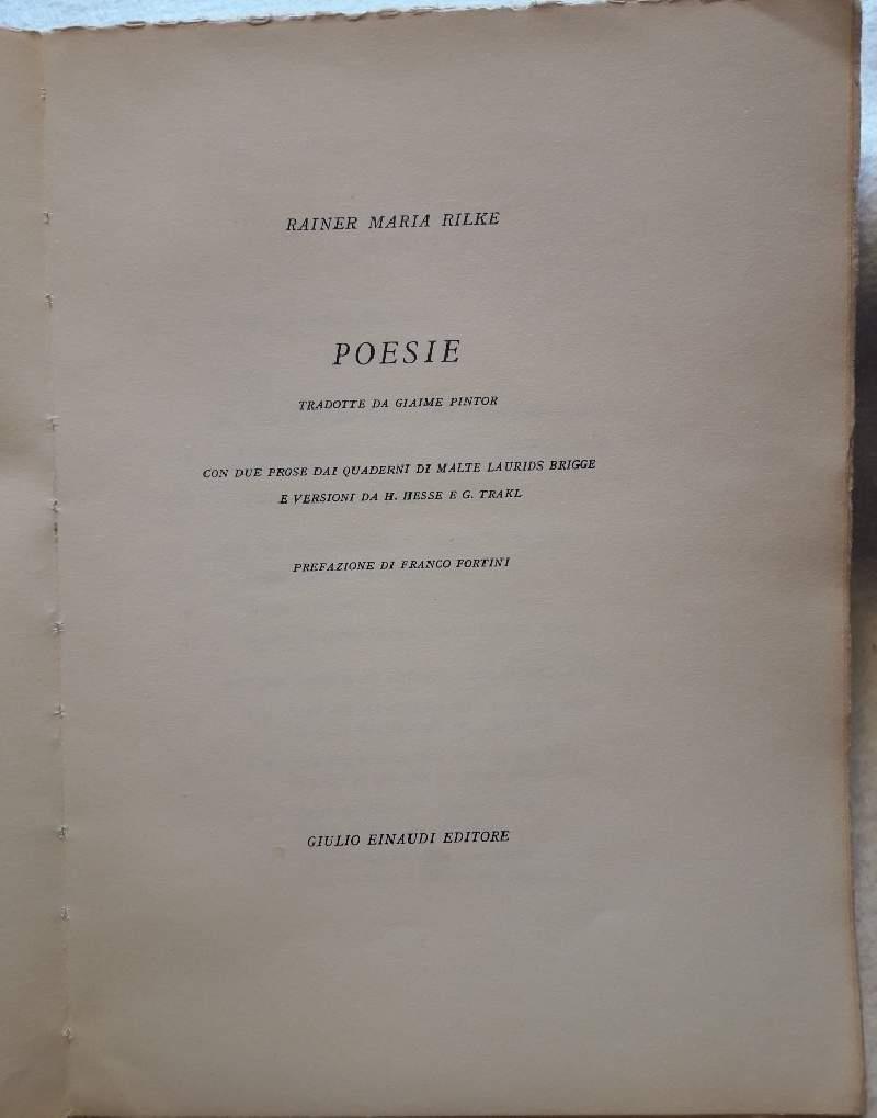 Poesie(rilke)