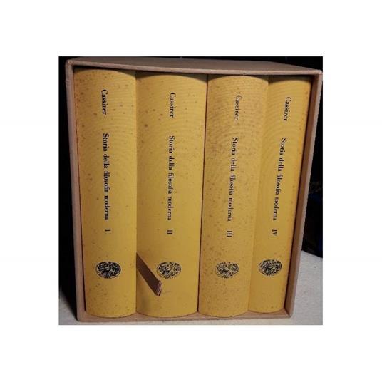 Storia Della Filosofia Moderna - Ernst Cassirer - copertina