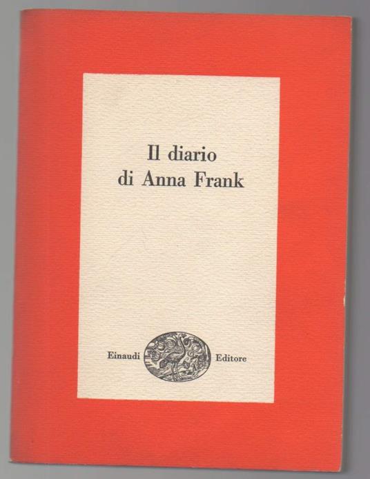 Il Diario di Anna Frank  - Frank Anna - copertina