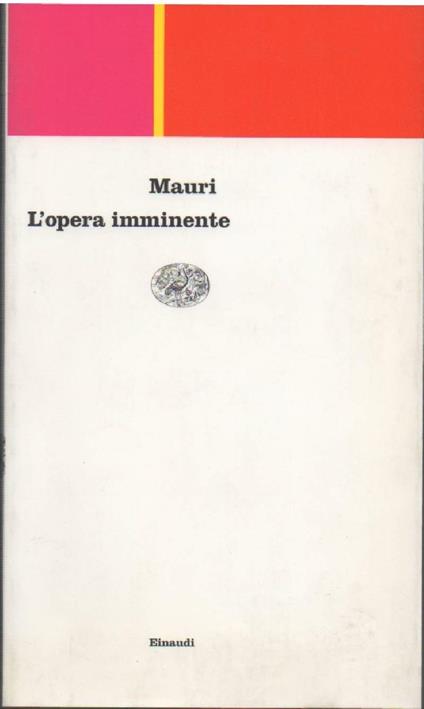 L' opera Imminente-diario di Un Critico  - Paolo Mauri - copertina