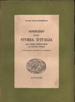 Sommario Della Storia D'italia 