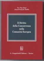 Il Diritto Della Concorrenza Nella Comunità Europea 