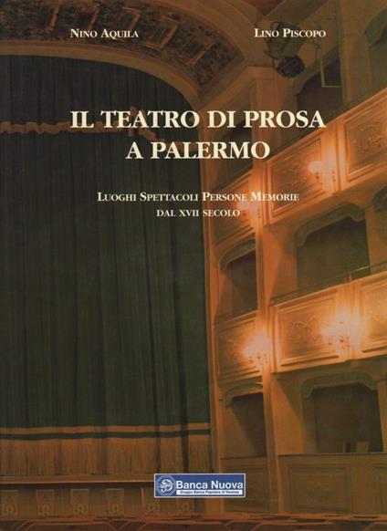 Il Teatro di Prosa a Palermo - Lino Piscopo - copertina