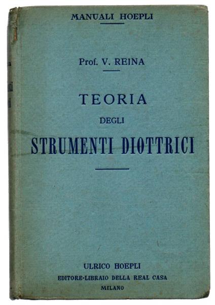 Teoria Degli Strumenti Diottrici - copertina