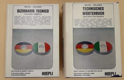 Dizionari Tecnico Italiano Tedesco/technisches Worterbuch Deutsch-italienisch-2 Voll. - Jean Meyer - copertina