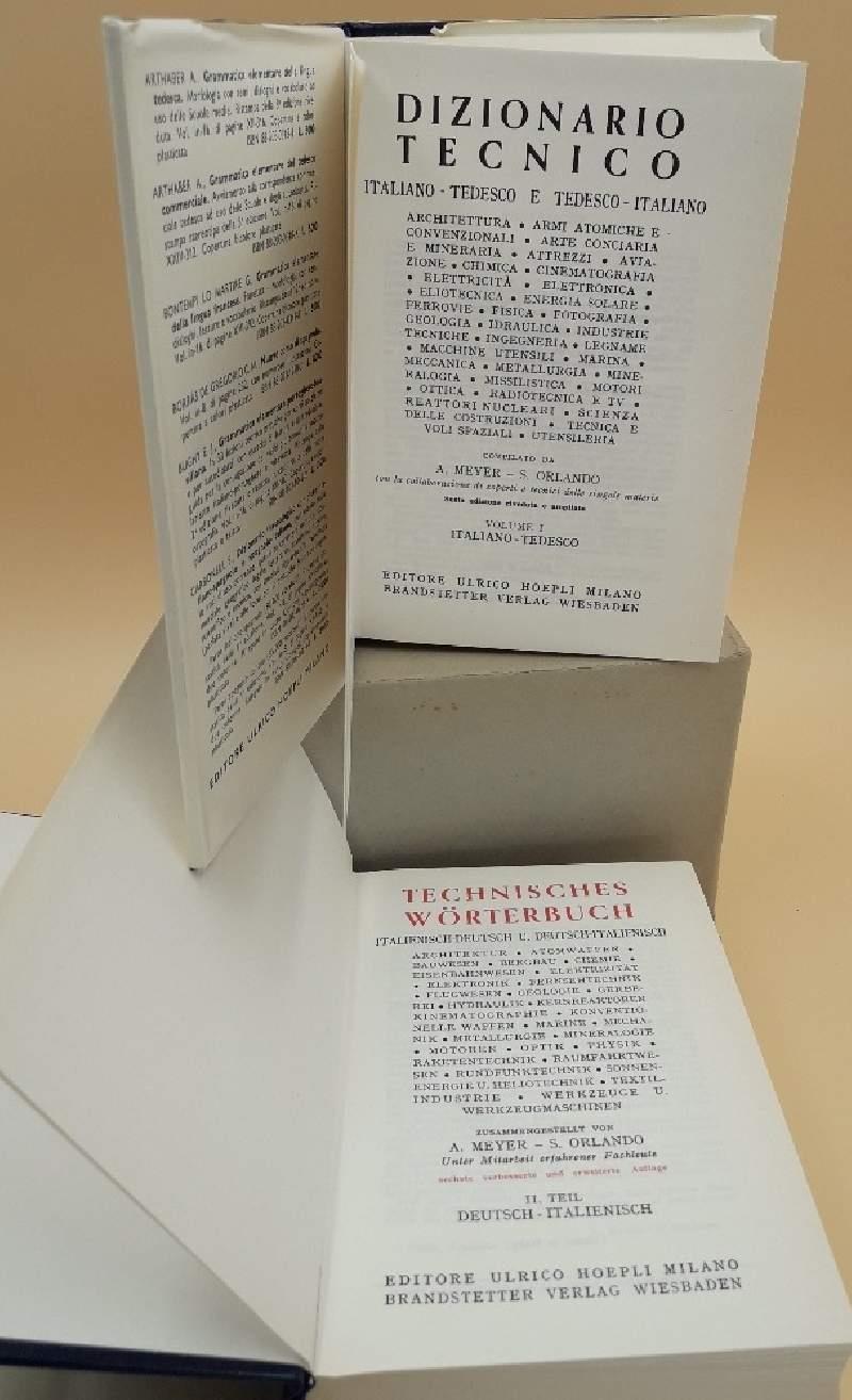 Dizionari Tecnico Italiano Tedesco/technisches Worterbuch Deutsch-italienisch-2 Voll.