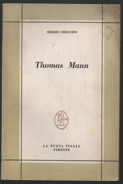 Thomas Mann  - Sergio Checconi - copertina