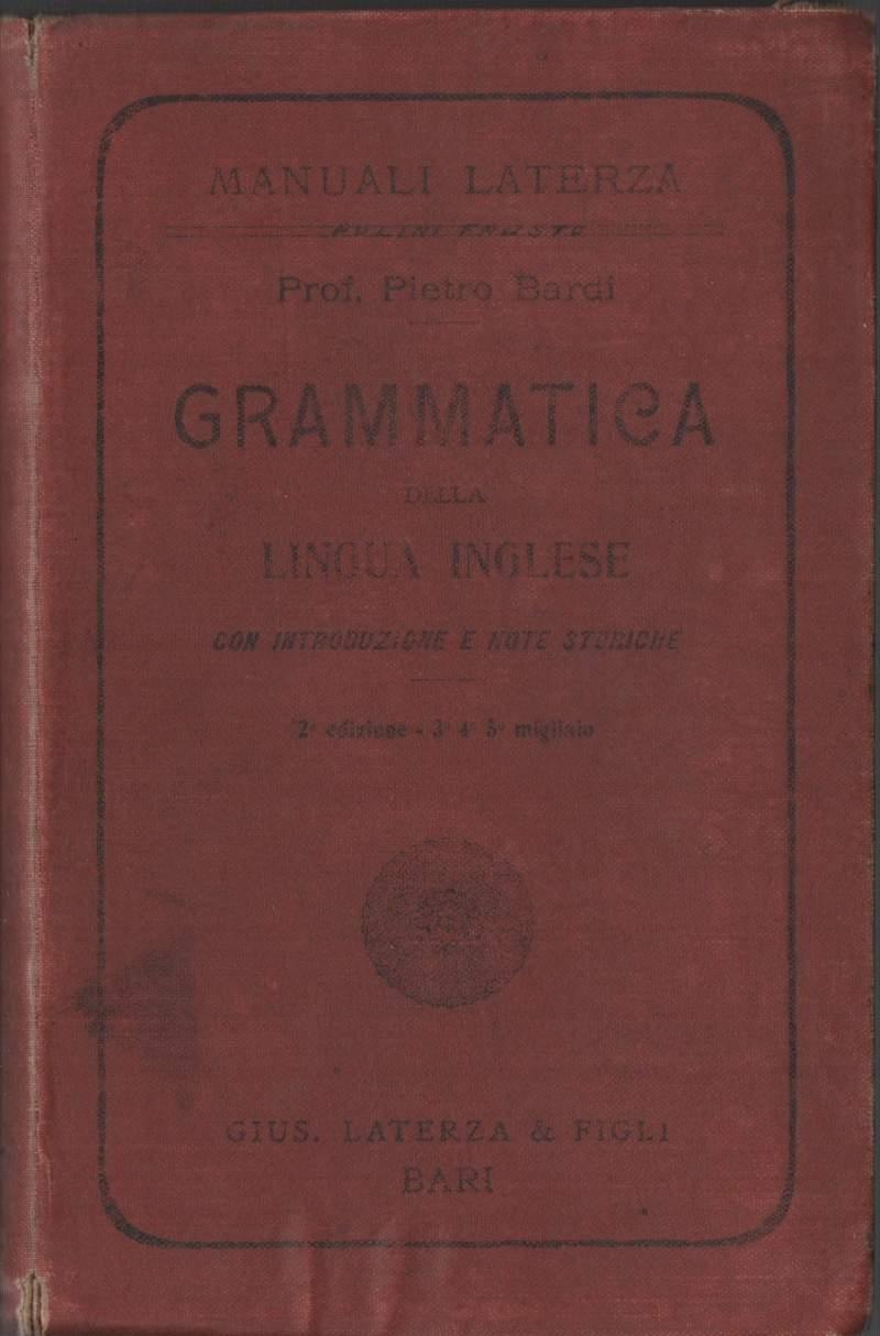 Grammatica Della Lingua Inglese 