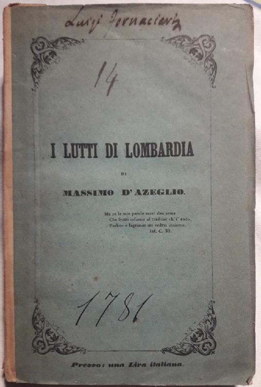 I Lutti di Lombardia - copertina