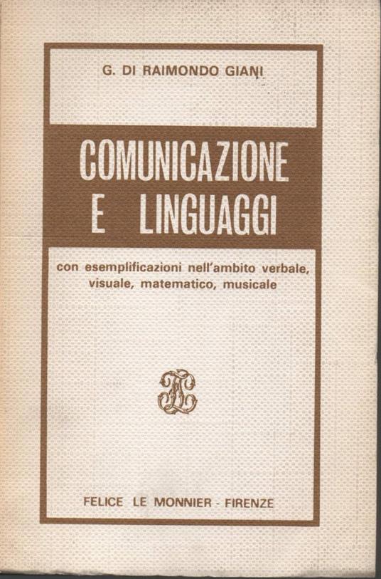 Comunicazione e Linguaggi  - copertina