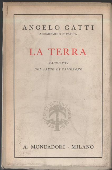 La Terra  - Angelo Gatti - copertina