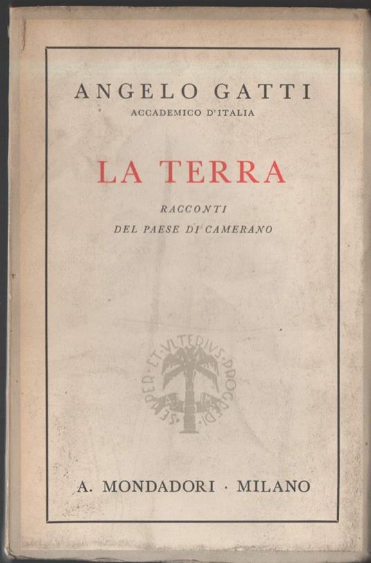 La Terra  - Angelo Gatti - copertina