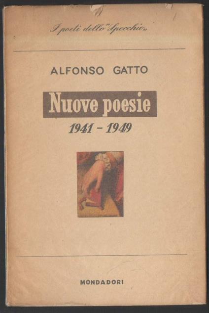 Nuove Poesie 1941-1949  - Alfonso Gatto - copertina