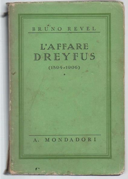 L' affare Dreyfus  - Bruno Revel - copertina