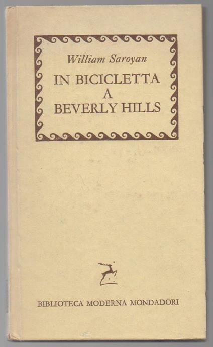 In Bicicletta a Beverly Hills - William Saroyan - copertina