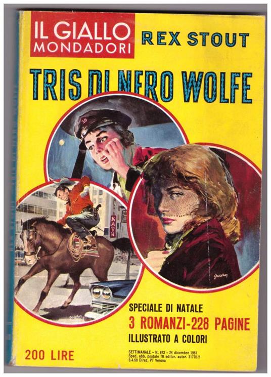 Tris di Nero Wolf - Rex Stout - copertina