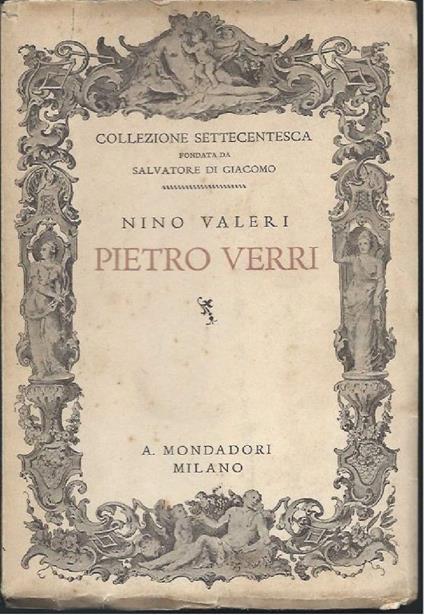 Pietro Verri - Nino Valeri - copertina