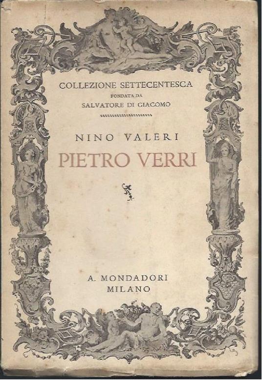 Pietro Verri - Nino Valeri - copertina