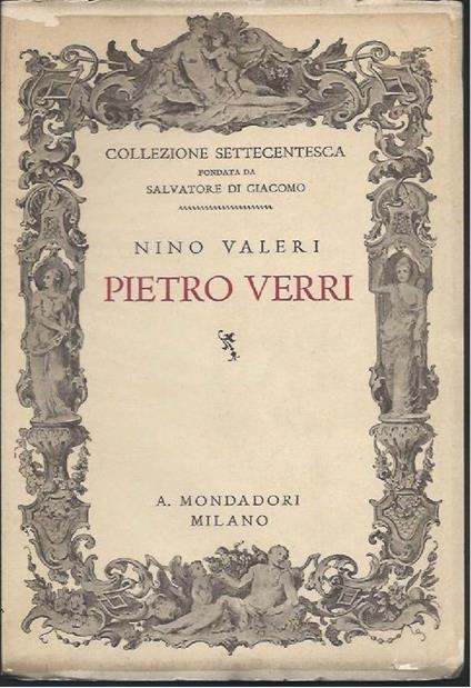 Pietro Verri - Nino Valeri - copertina